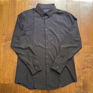 Mizzen + Main Leeward Dress Shirt Size Large Trim Fit Regular Length